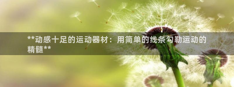 富联娱乐官方网站首页入口：**动感十足的运动器材：用