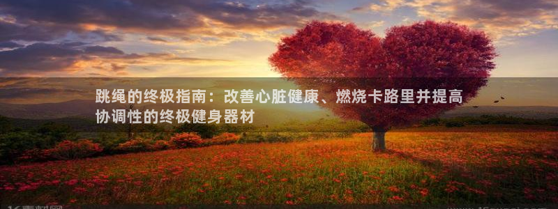 富联平台开户：跳绳的终极指南：改善心脏健康、燃烧卡路