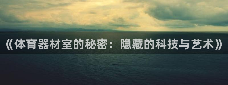 富联平台注册登录入口：《体育器材室的秘密：隐藏的科技与艺术》